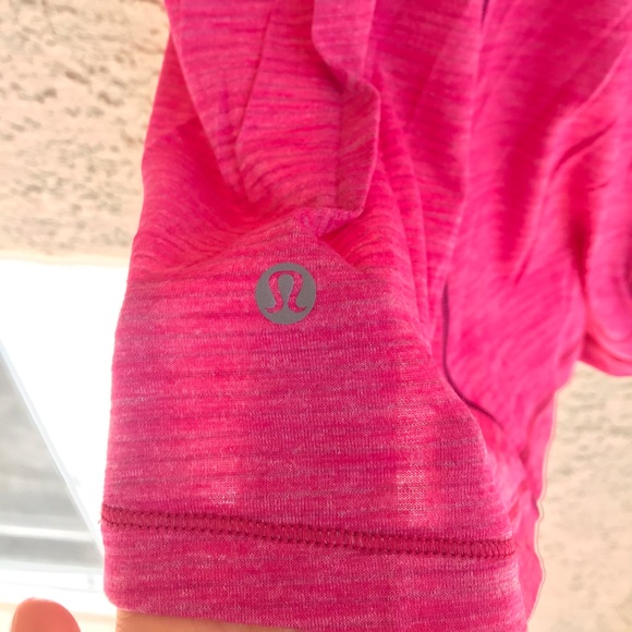 Pink lululemon strappy bra tank top - Picture 4 of 8